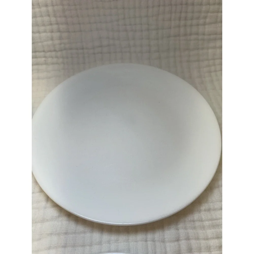 Corelle Winter Frost White Replacement Plates Lot 2 Dinner 2 Salad Corning USA